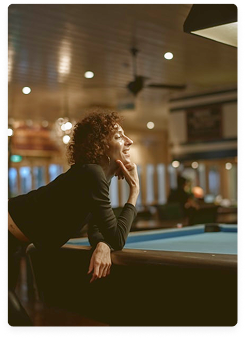 Billiards and guest entertainment at Bzommar Palace