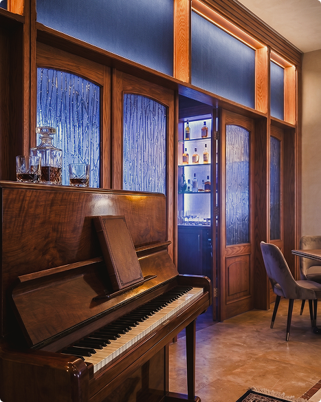 Intimate Piano Bar at Bzommar Palace Hotel